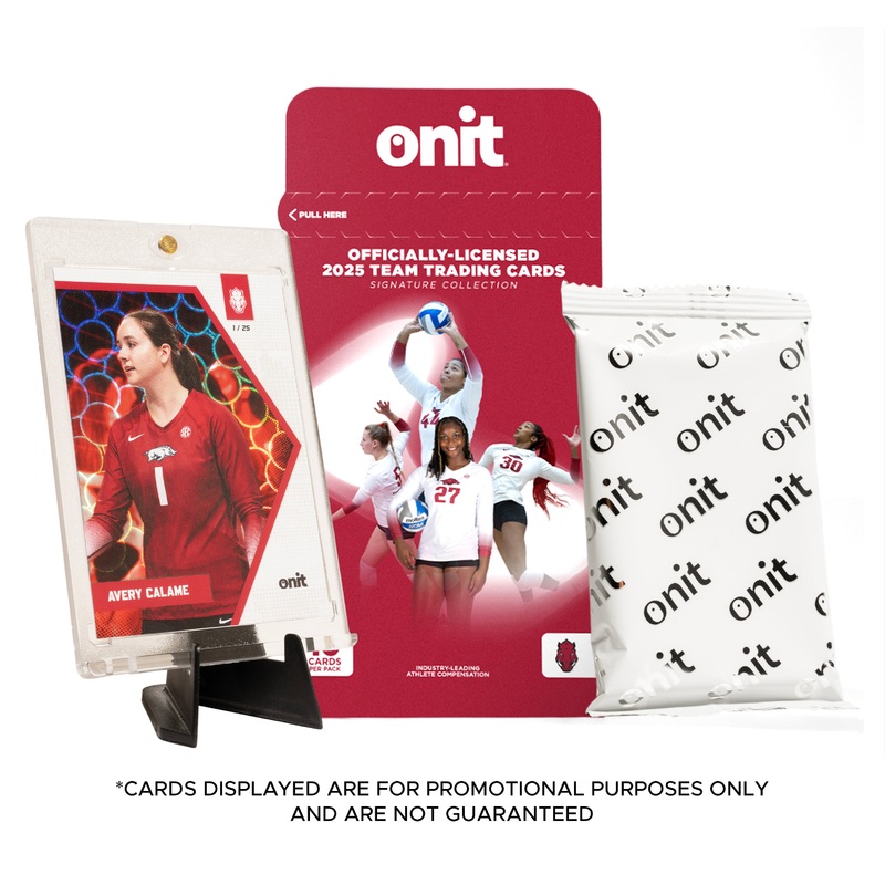 University of Arkansas Volleyball 2025 Trading Cards – Single Pack