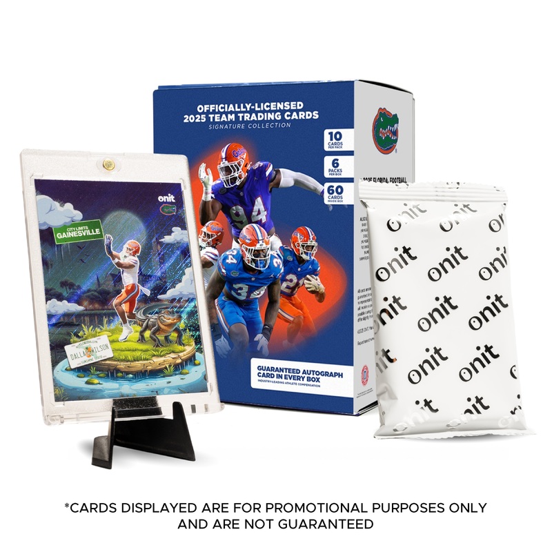 University of Florida Football 2025 Trading Cards – Platinum Box