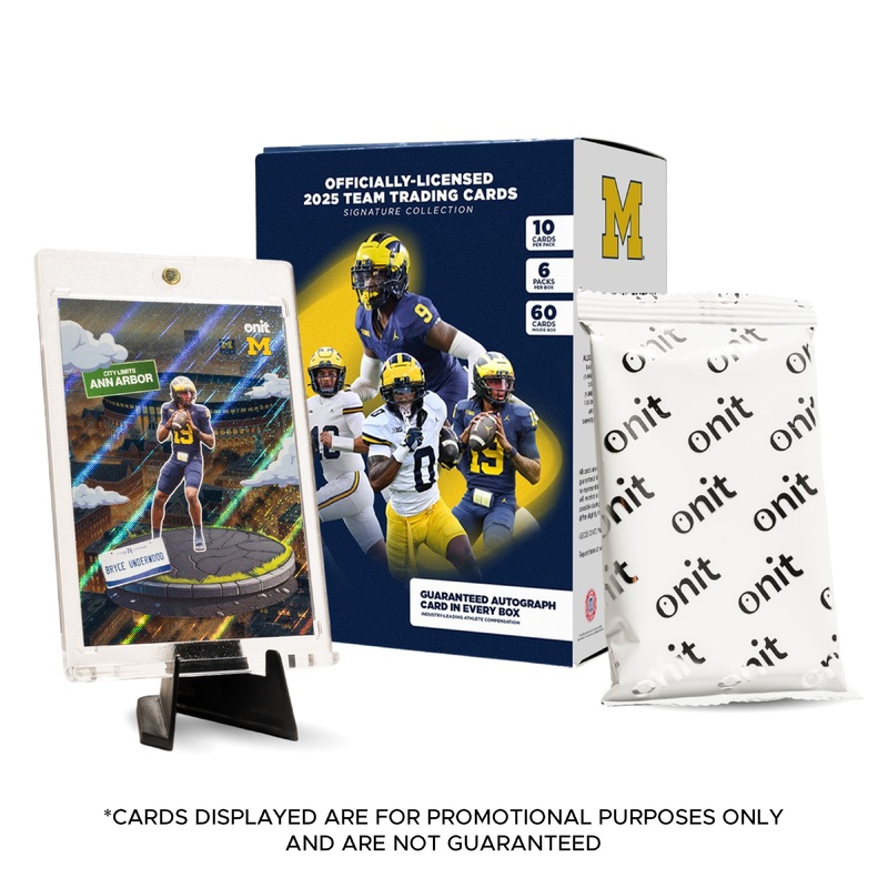 University of Michigan Football 2025 Trading Cards – Platinum Box (Guaranteed Autograph)