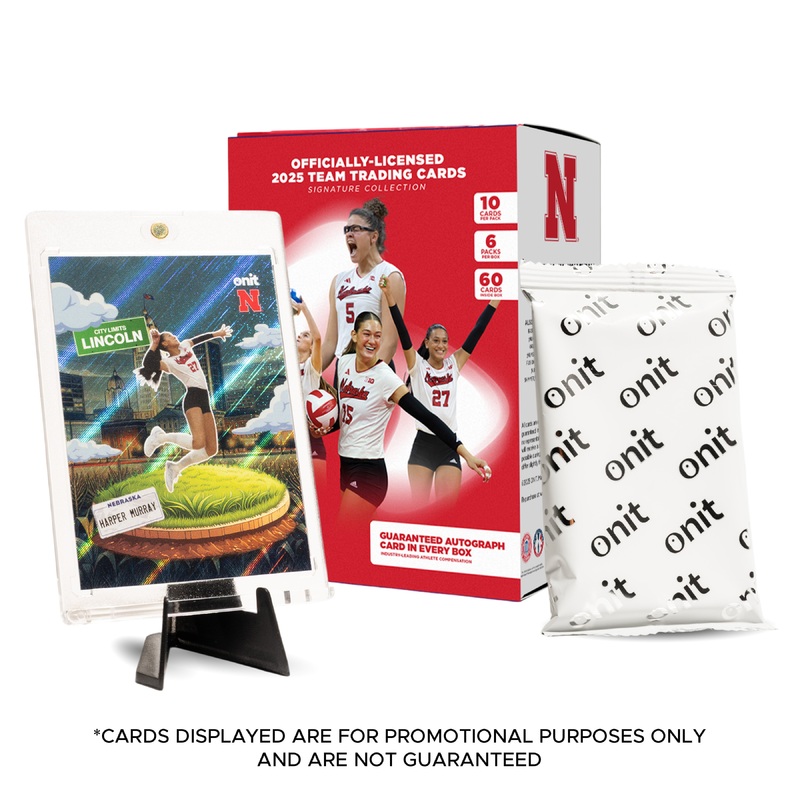 University of Nebraska Volleyball 2025 Trading Cards – Platinum Box (Guaranteed Autograph)