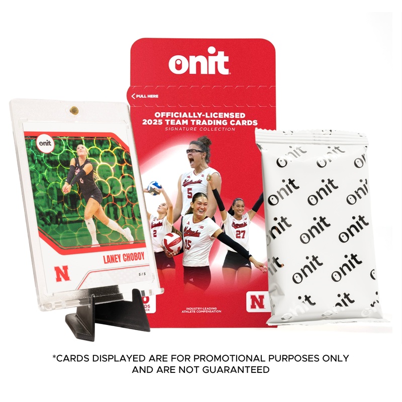 University of Nebraska Volleyball 2025 Trading Cards – Single Pack