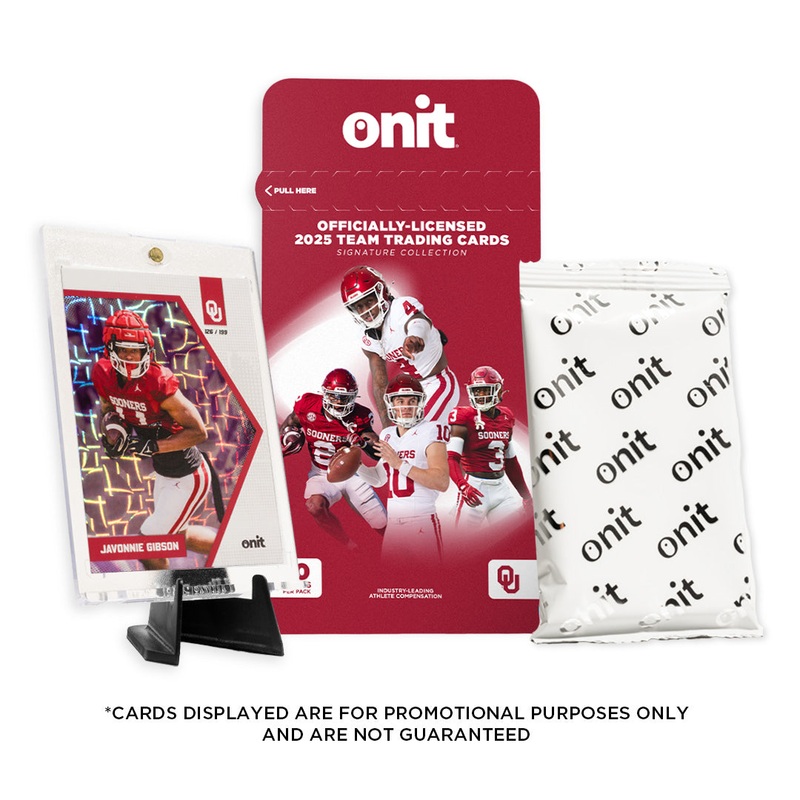 University of Oklahoma Football 2025 Trading Cards – Single Pack