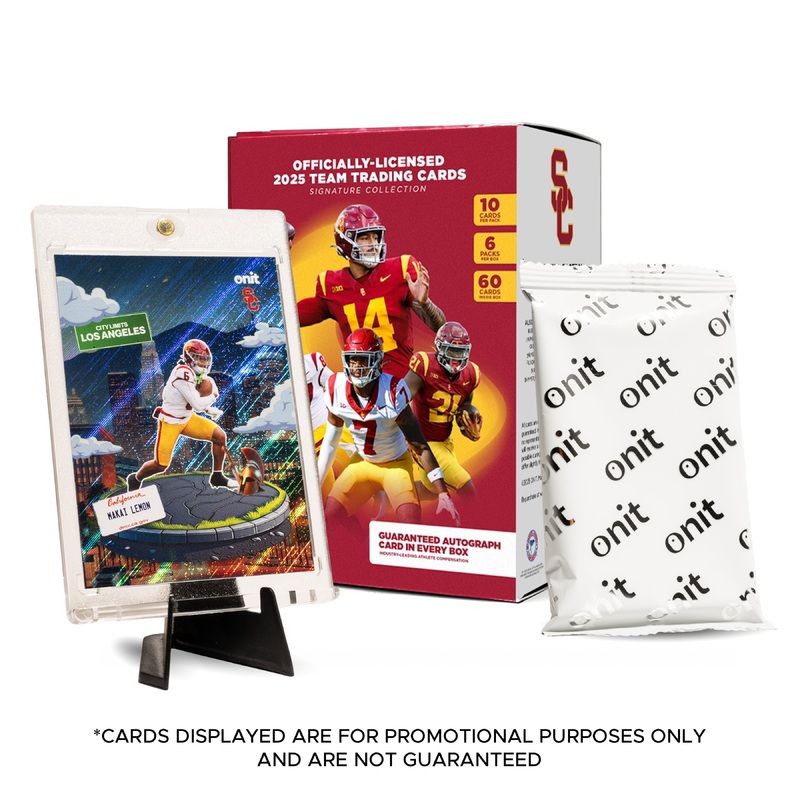 University of Southern California Football 2025 Trading Cards – Platinum Box (Guaranteed Autograph!)