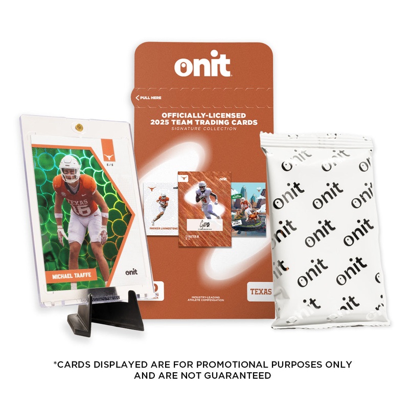 University of Texas Football 2025 Trading Cards – Single Pack