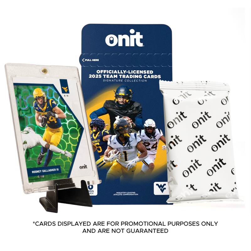 West Virginia University Football 2025 Trading Cards – Single Pack