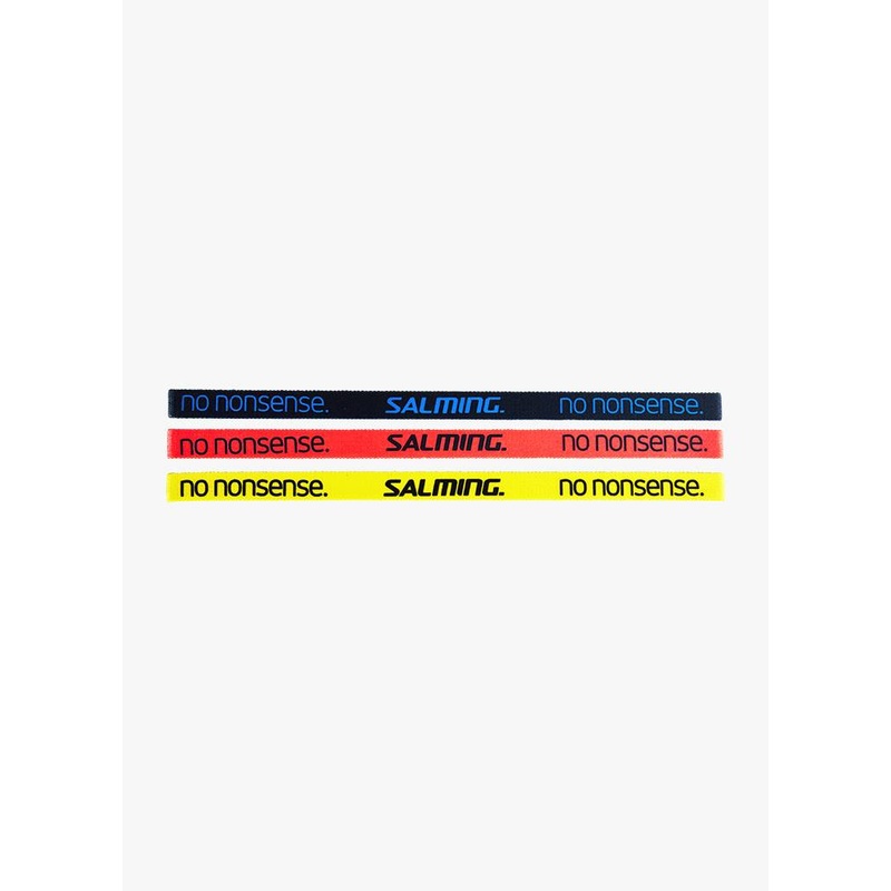 Salming Hairbands 3-Pack|Coral/Mixed|Yellow/Mixed|Grey/Black