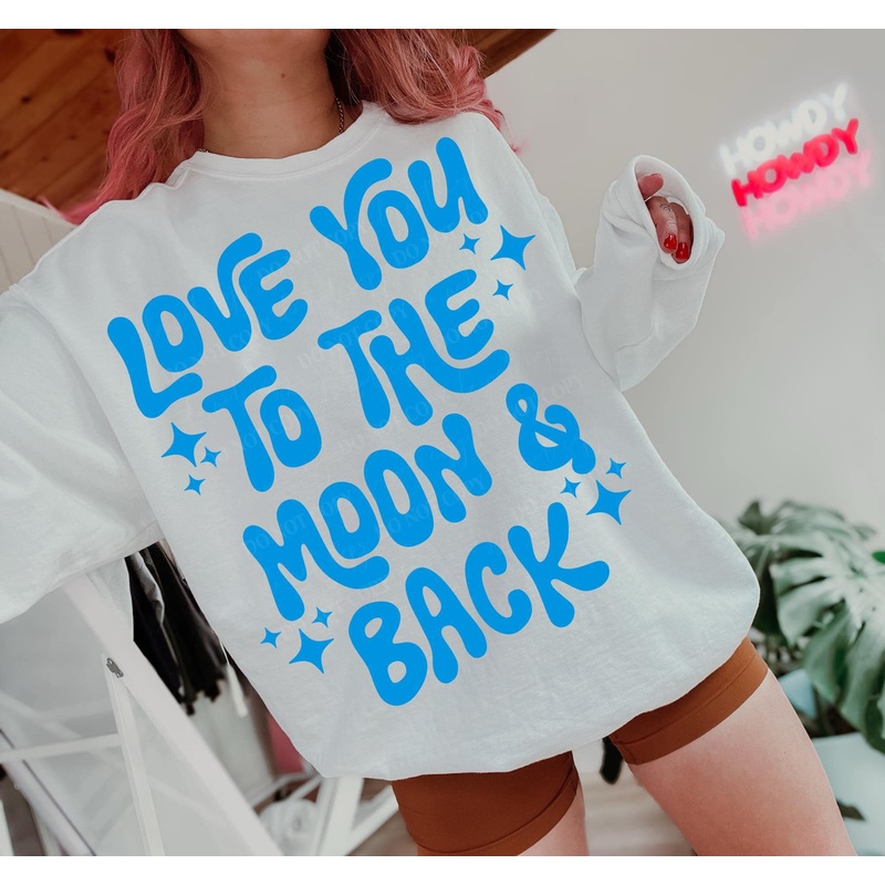 LOVE YOU TO THE MOON & BACK – OVERSIZED