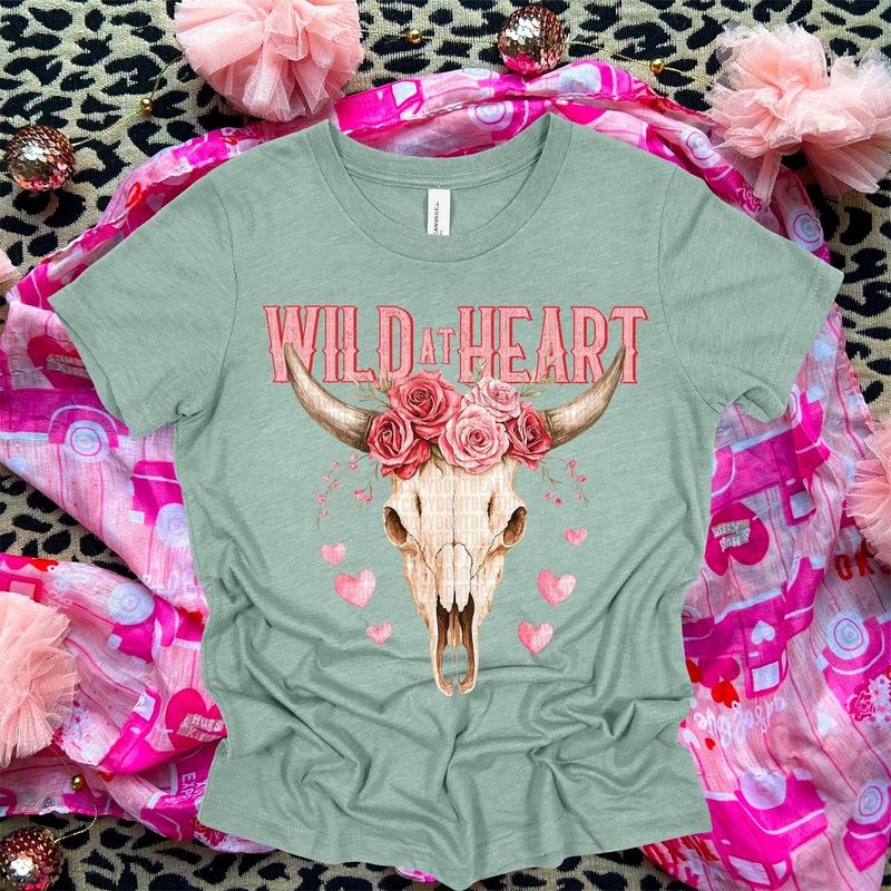 WILD AT HEART|Infant|Toddler|Youth 8.5|Adult 11″|Adult 12″