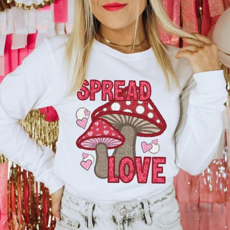 Spread Love|Pocket 3.5″-4″|Infant|Toddler|Youth 8.5|Adult 11″|Adult 12″