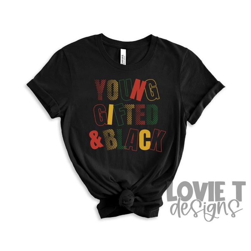 Young Gifted And Black|Pocket 3.5″-4″|Infant|Toddler|Youth 8.5|Adult 11″|Adult 12″