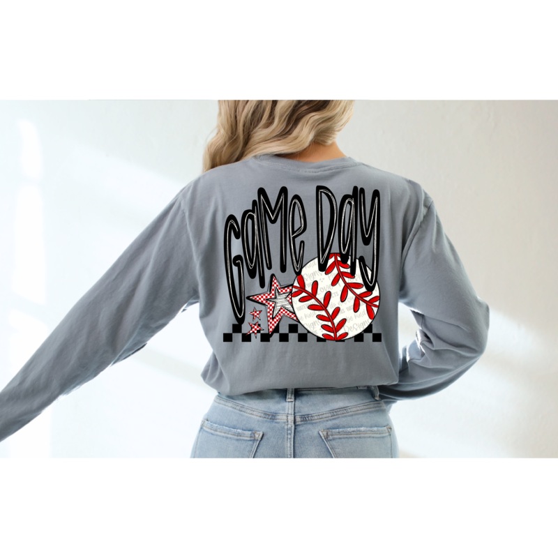 GAME DAY BASEBALL CHECKER – CUSTOM COLORS