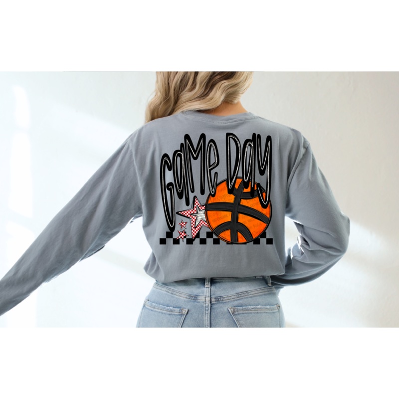 GAME DAY BASKETBALL CHECKER – CUSTOM COLORS