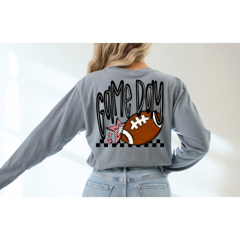 GAME DAY FOOTBALL CHECKER – CUSTOM COLORS