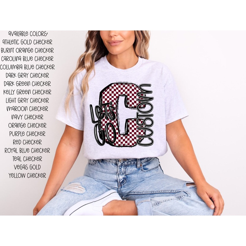 LET’S GO CHECKER – CUSTOM TEAM