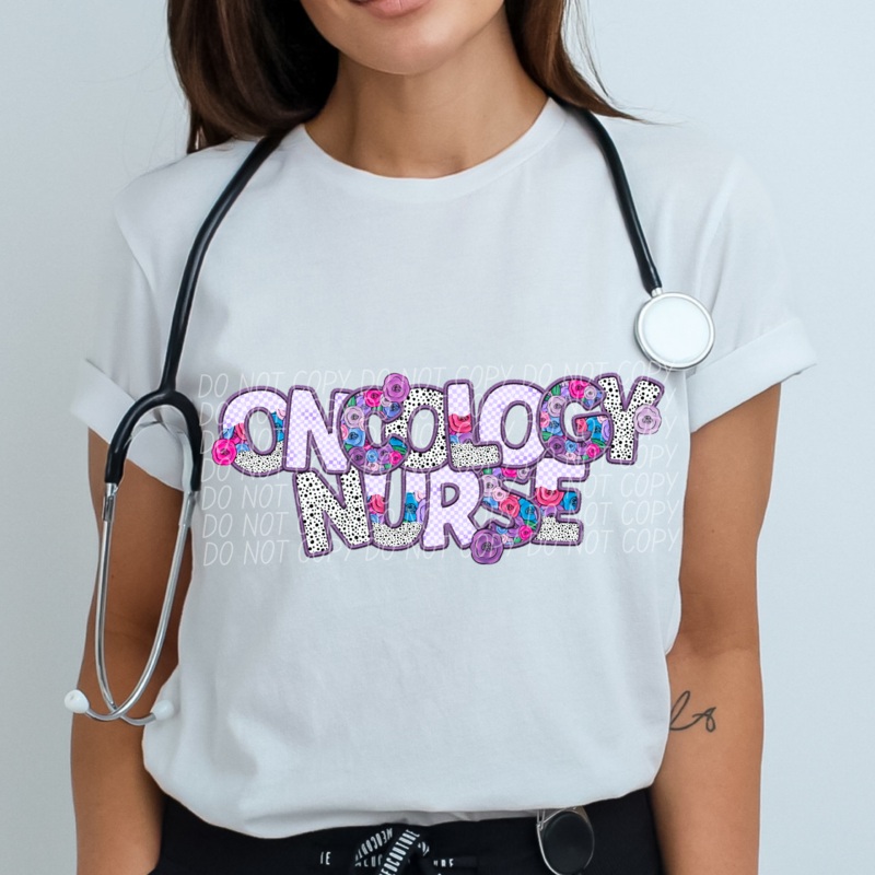 ONCOLOGY NURSE PRETTY IN PURPLE NICKNAMES