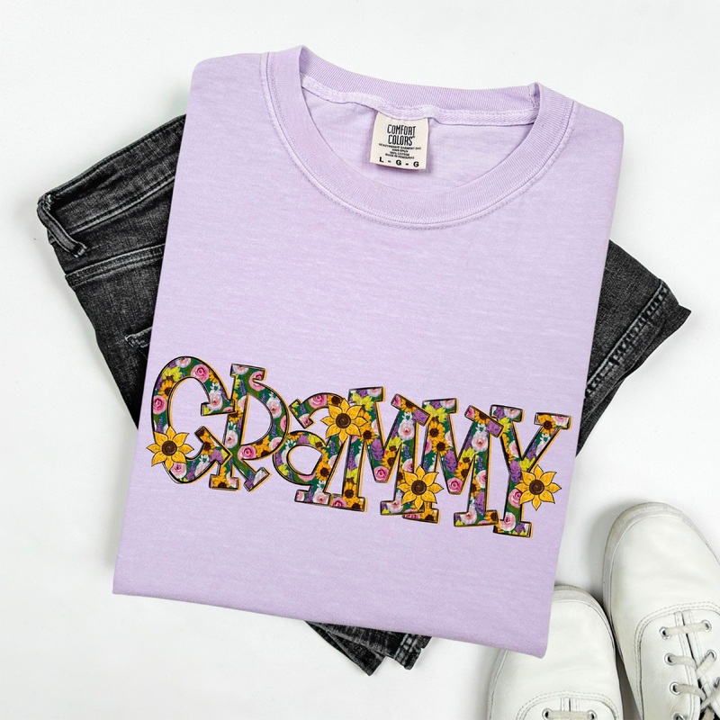 SUNFLOWER GRAMMY|Pocket 4″|Infant 6″|Toddler 7″|Youth 8.5″|Adult 11″|Adult 12″