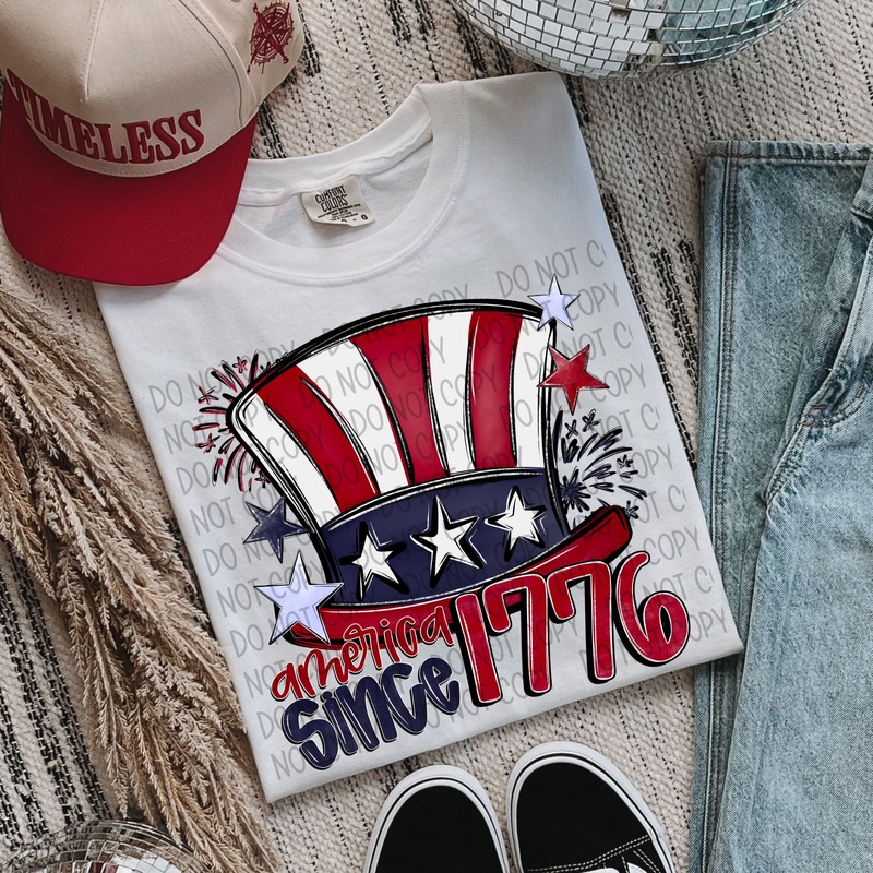 AMERICAN SINCE 1776|Pocket 4″|Infant 6″|Toddler 7″|Youth 8.5″|Adult 11″|Adult 12″