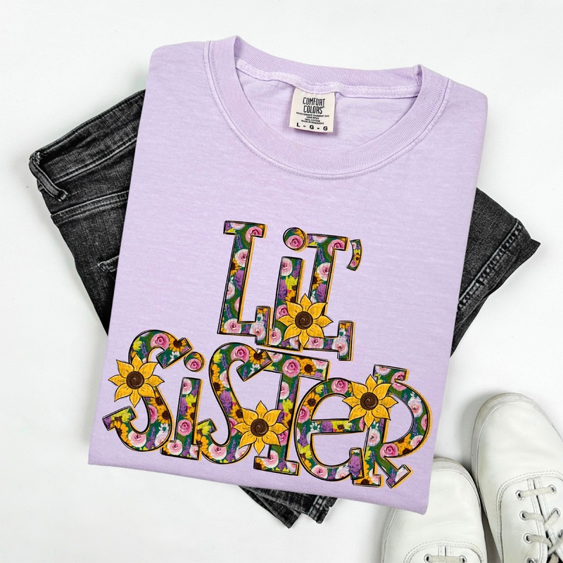 SUNFLOWER LIL SISTER|Pocket 4″|Infant 6″|Toddler 7″|Youth 8.5″|Adult 11″|Adult 12″