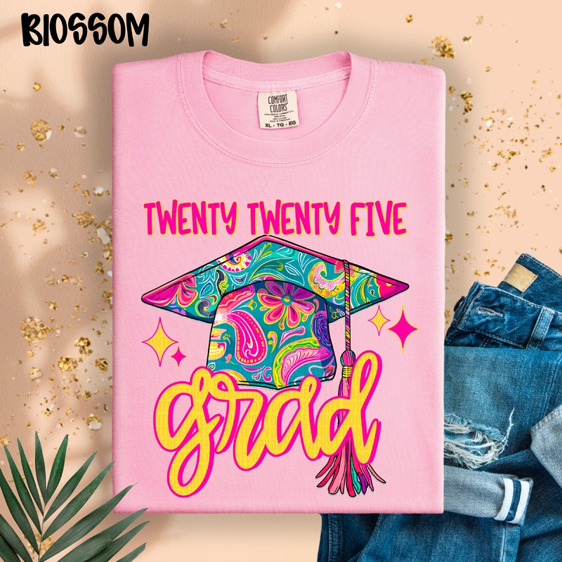 TWENTY TWENTY-FIVE FIVE GRAD|Pocket 4″|Infant 6″|Toddler 7″|Youth 8.5″|Adult 11″|Adult 12″