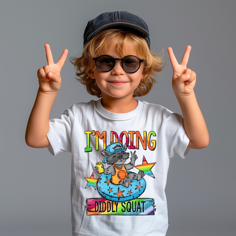 DOING DIDDLY SQUAT|Pocket 4″|Infant 6″|Toddler 7″|Youth 8.5″|Adult 11″|Adult 12″
