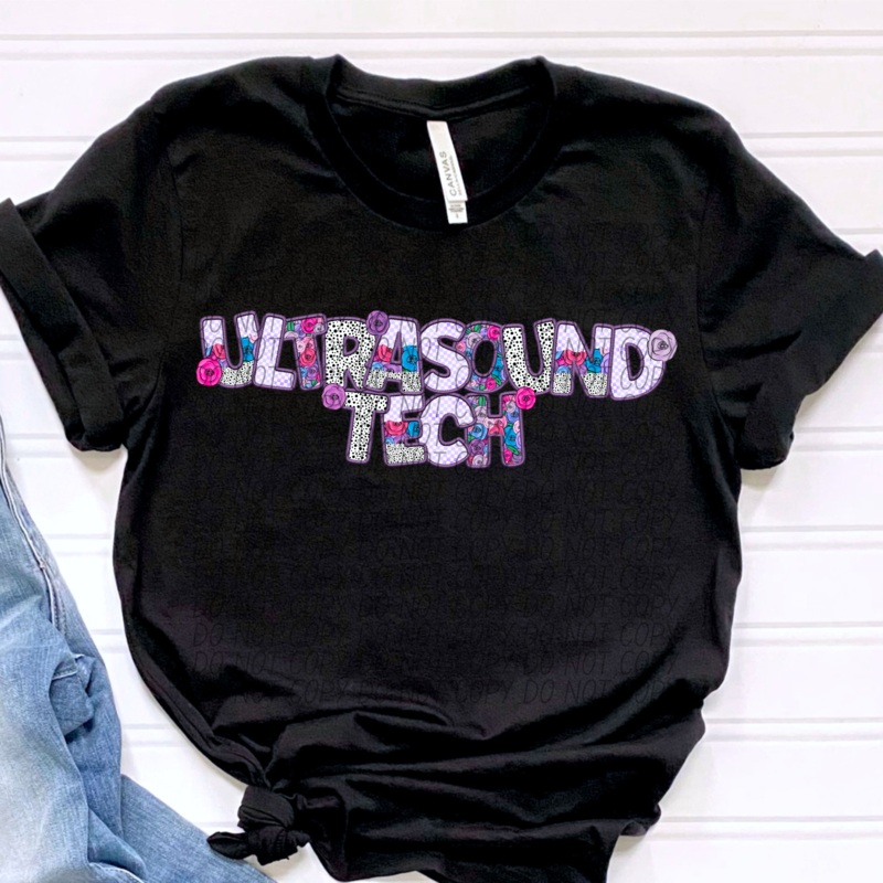 ULTRASOUND TECH PRETTY IN PURPLE NICKNAMES