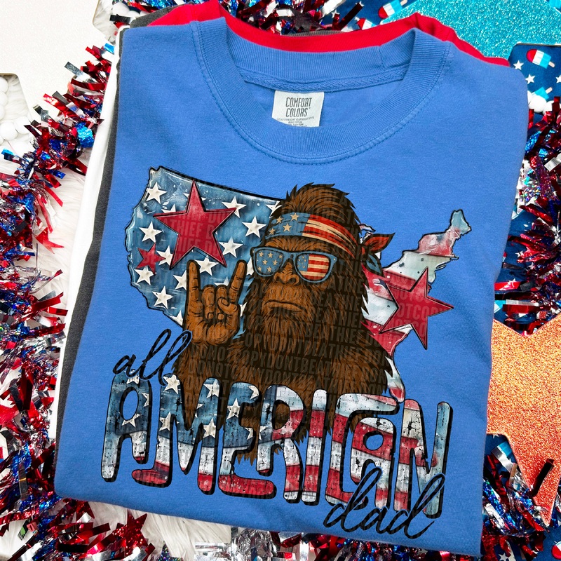 ALL AMERICAN DAD|Pocket 4″|Infant 6″|Toddler 7″|Youth 8.5″|Adult 11″|Adult 12″