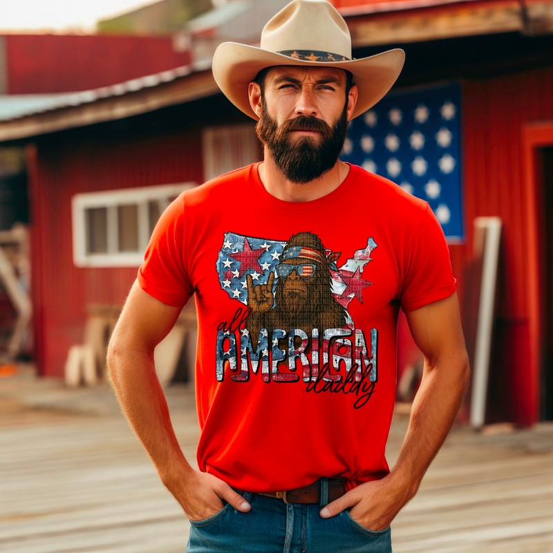 ALL AMERICAN DADDY|Pocket 4″|Infant 6″|Toddler 7″|Youth 8.5″|Adult 11″|Adult 12″