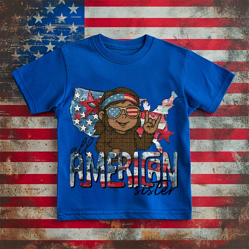 ALL AMERICAN SISTER|Pocket 4″|Infant 6″|Toddler 7″|Youth 8.5″|Adult 11″|Adult 12″