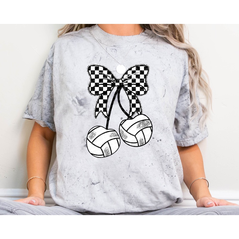 VOLLEYBALL CHERRIES|Pocket 4″|Infant 6″|Toddler 7″|Youth 8.5″|Adult 11″|Adult 12″