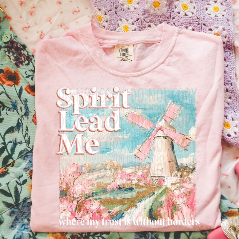 SPIRIT LEAD ME WATERCOLOR|Pocket 4″|Infant 6″|Toddler 7″|Youth 8.5″|Adult 11″|Adult 12″