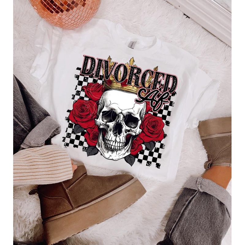 DIVORCED AF|Pocket 4″|Infant 6″|Toddler 7″|Youth 8.5″|Adult 11″|Adult 12″