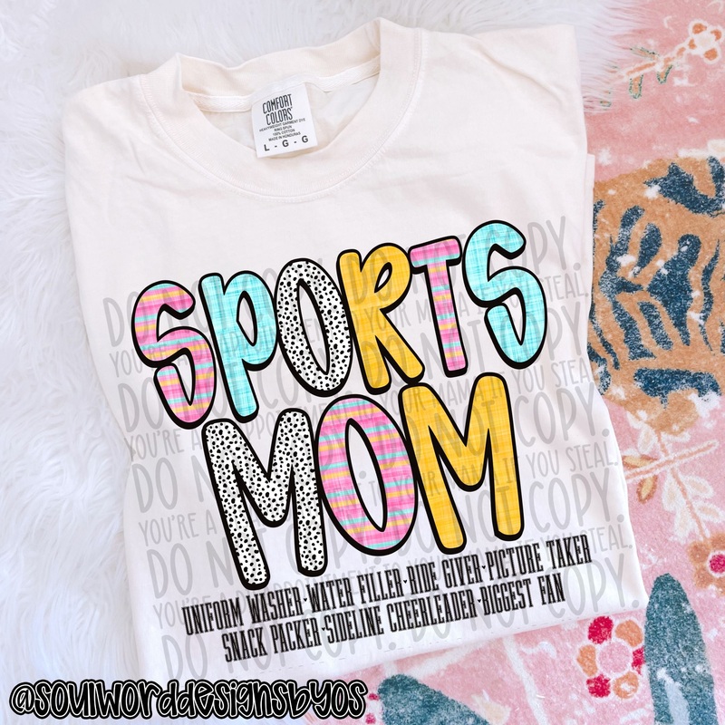 SPORTS MOM BRIGHT|Pocket 4″|Infant 6″|Toddler 7″|Youth 8.5″|Adult 11″|Adult 12″
