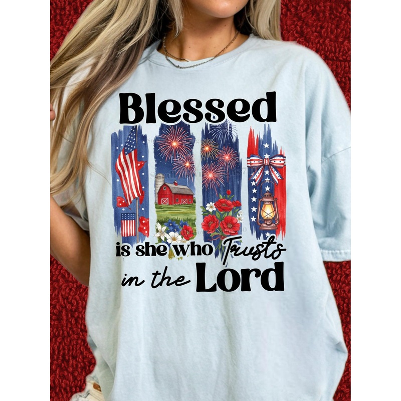 BLESSED IS SHE|Pocket 4″|Infant 6″|Toddler 7″|Youth 8.5″|Adult 11″|Adult 12″