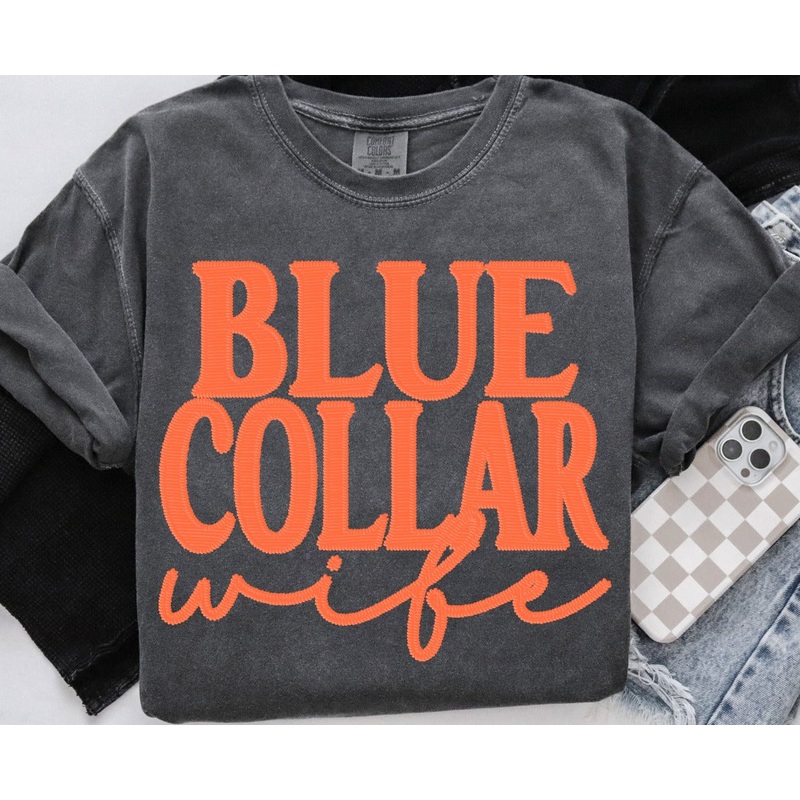 BLUE COLLAR WIFE MELON|Pocket 4″|Infant 6″|Toddler 7″|Youth 8.5″|Adult 11″|Adult 12″