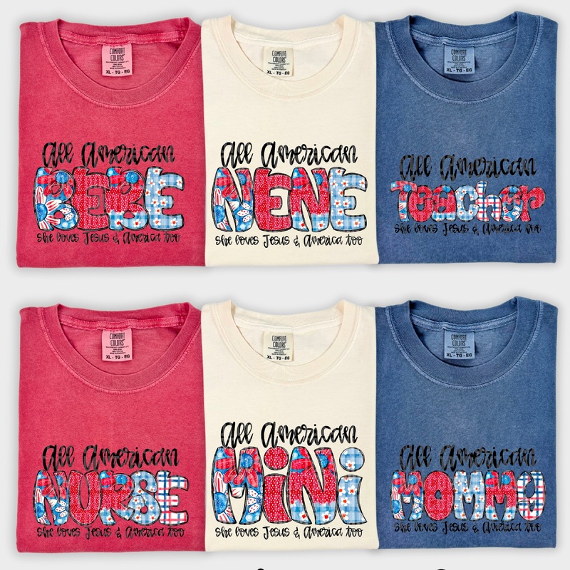 ALL AMERICAN NURSE|Pocket 4″|Infant 6″|Toddler 7″|Youth 8.5″|Adult 11″|Adult 12″