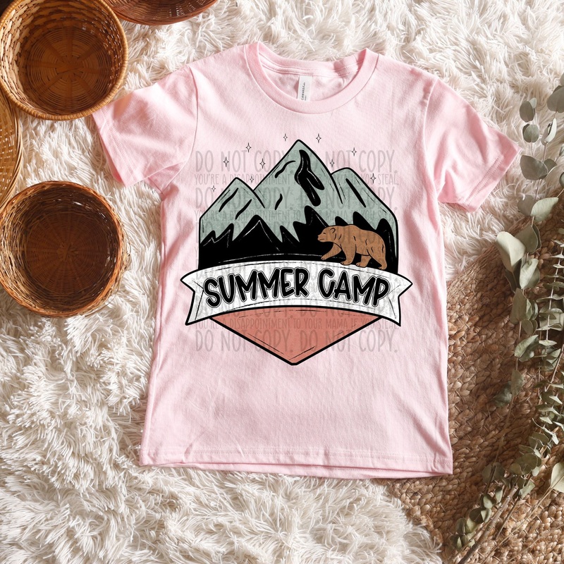 SUMMER CAMP MAUVE|Pocket 4″|Infant 6″|Toddler 7″|Youth 8.5″|Adult 11″|Adult 12″