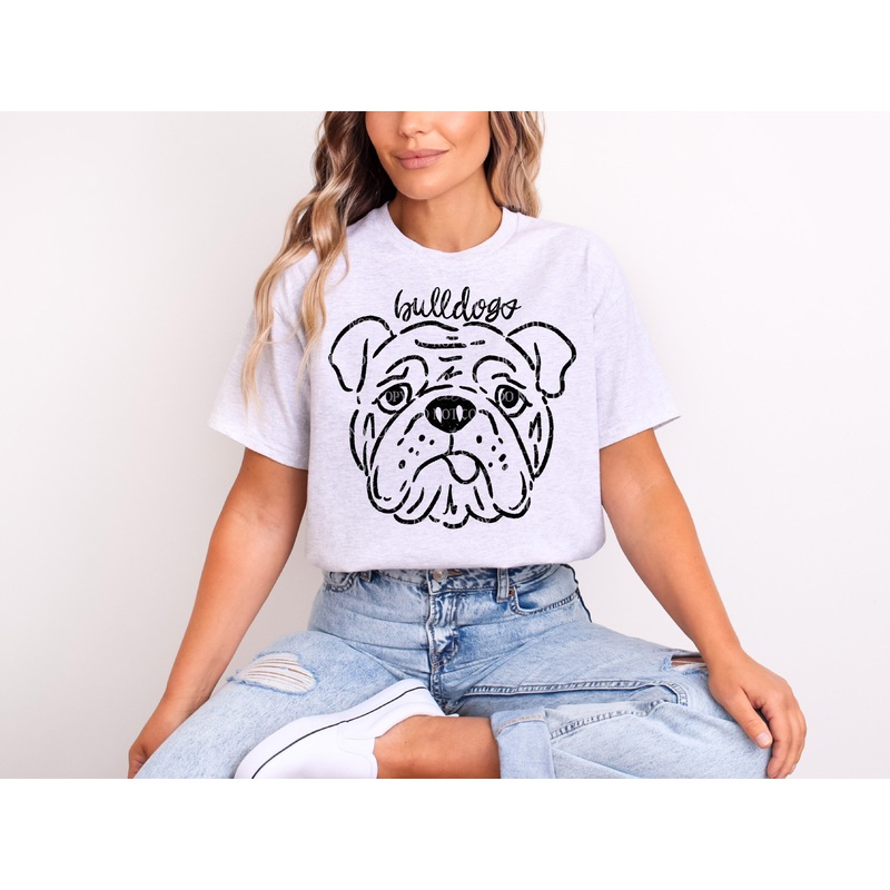 DOODLE MASCOTS BULLDOGS|Pocket 4″|Infant 6″|Toddler 7″|Youth 8.5″|Adult 11″|Adult 12″