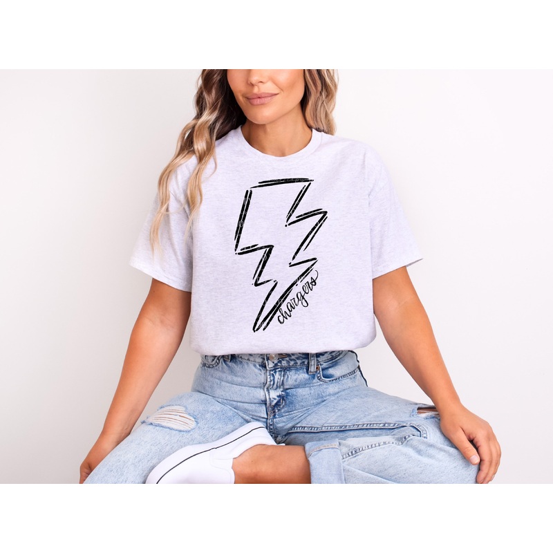 DOODLE MASCOTS CHARGERS LIGHTNINGBOLT