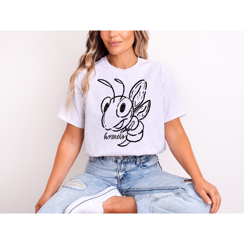 DOODLE MASCOTS HORNETS|Pocket 4″|Infant 6″|Toddler 7″|Youth 8.5″|Adult 11″|Adult 12″