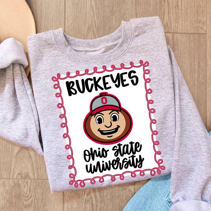 OHIO STATE UNIV|Pocket 4″|Infant 6″|Toddler 7″|Youth 8.5″|Adult 11″|Adult 12″