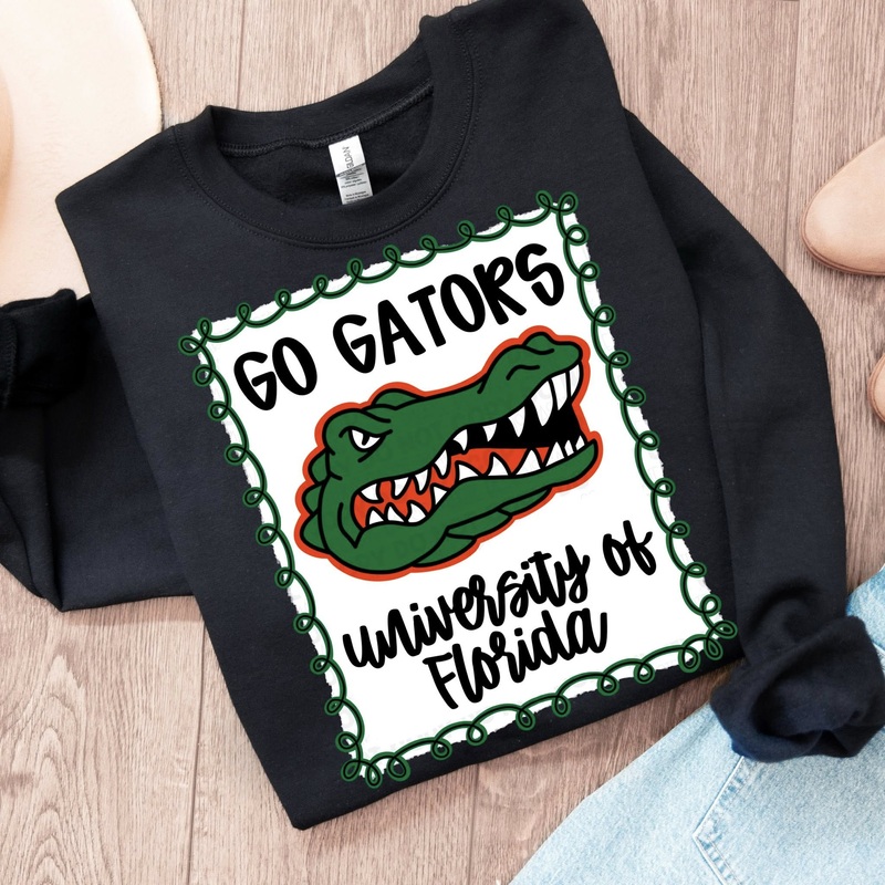 UNIV OF FLORIDA|Pocket 4″|Infant 6″|Toddler 7″|Youth 8.5″|Adult 11″|Adult 12″