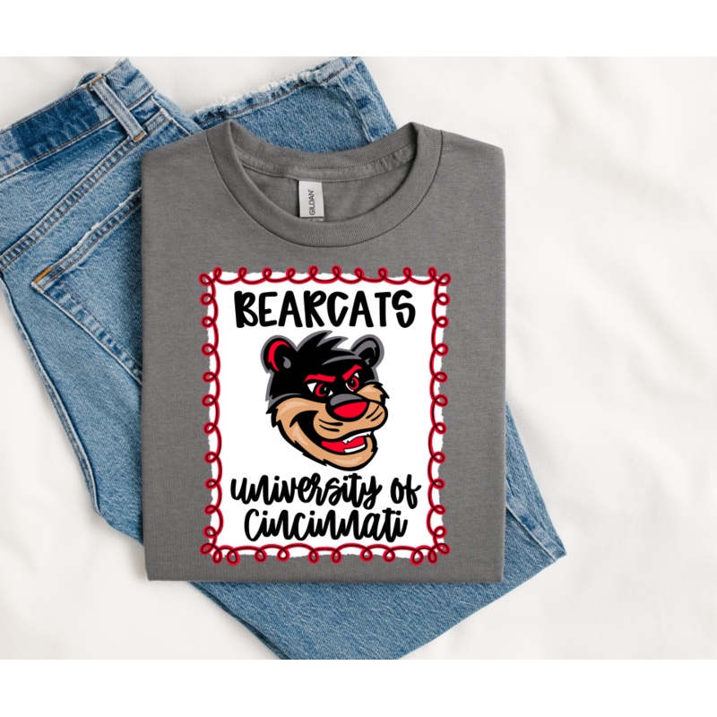 UNIV OF CINCINNATI|Pocket 4″|Infant 6″|Toddler 7″|Youth 8.5″|Adult 11″|Adult 12″