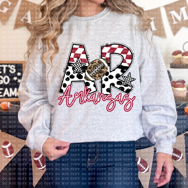 ARKANSAS|Pocket 4″|Infant 6″|Toddler 7″|Youth 8.5″|Adult 11″|Adult 12″