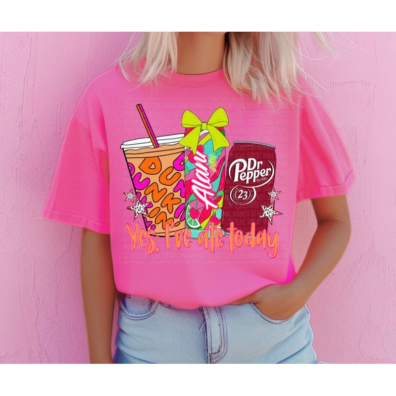 ATE TODAY DUNKIN’ ALAN DO PEP|Pocket 4″|Infant 6″|Toddler 7″|Youth 8.5″|Adult 11″|Adult 12″