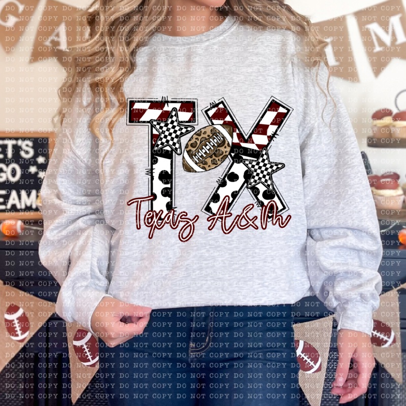 TEXAS A&M|Pocket 4″|Infant 6″|Toddler 7″|Youth 8.5″|Adult 11″|Adult 12″