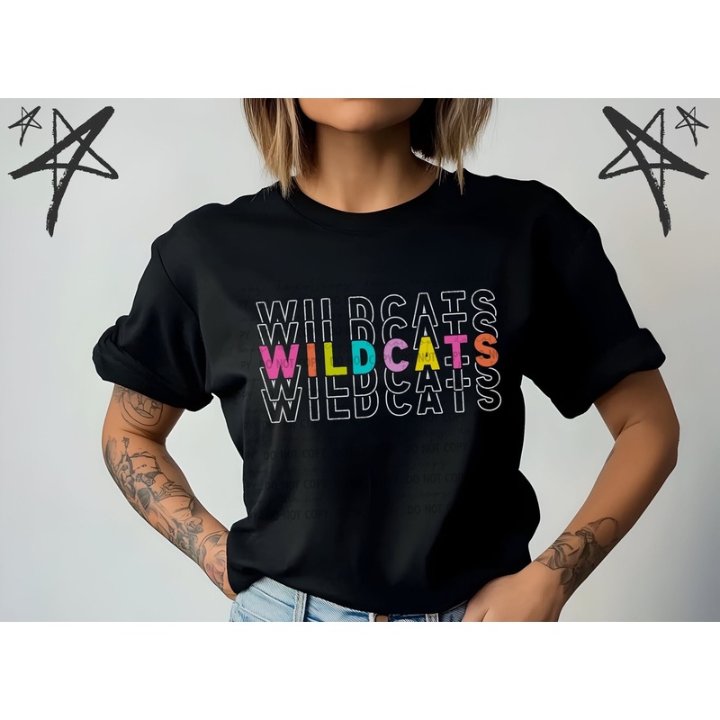 WILDCATS-STACK|Pocket 4″|Infant 6″|Toddler 7″|Youth 8.5″|Adult 11″|Adult 12″