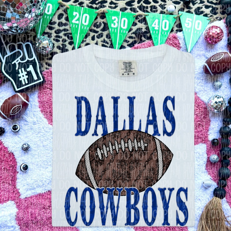 DALLAS FOOTBALL LACE|Pocket 4″|Infant 6″|Toddler 7″|Youth 8.5″|Adult 11″|Adult 12″