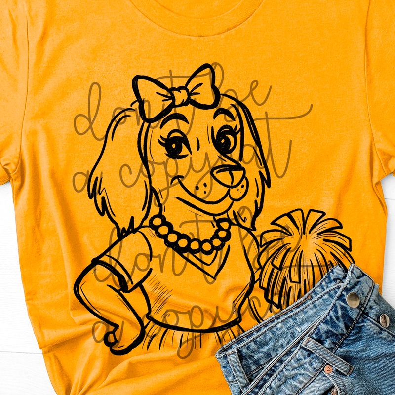 VINTAGE CHEER MASCOTS COONHOUND
