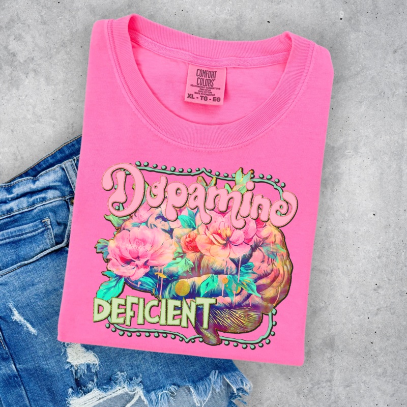 DOPAMINE DEFICIENT|Pocket 4″|Infant 6″|Toddler 7″|Youth 8.5″|Adult 11″|Adult 12″
