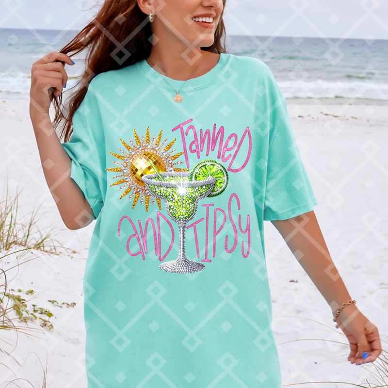 TANNED AND TIPSY PINK|Pocket 4″|Infant 6″|Toddler 7″|Youth 8.5″|Adult 11″|Adult 12″